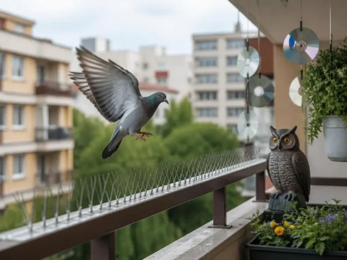 Sposoby na odstraszanie dzikich ptaków z domowego balkonu