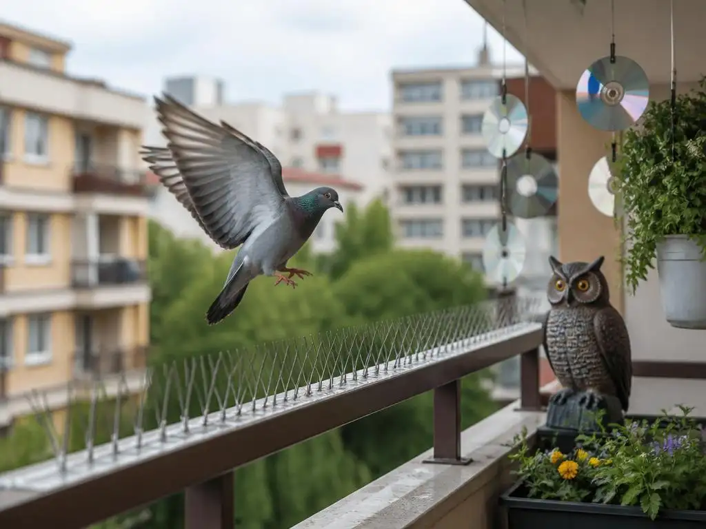 Sposoby na odstraszanie dzikich ptaków z domowego balkonu