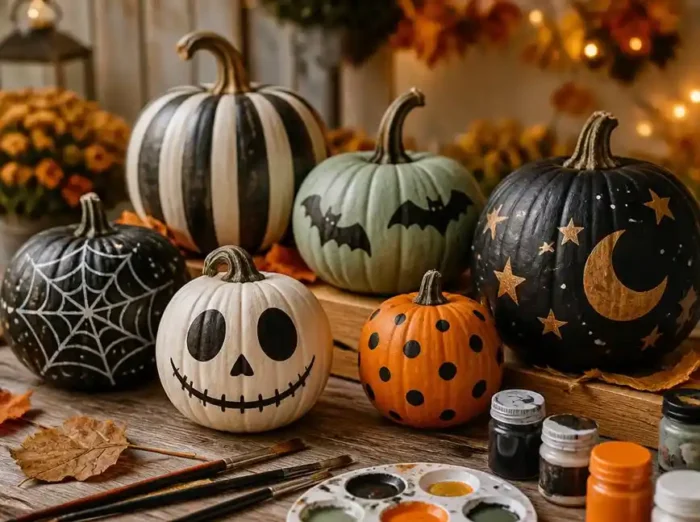 Kreatywne sposoby jak pomalować dynie na halloween