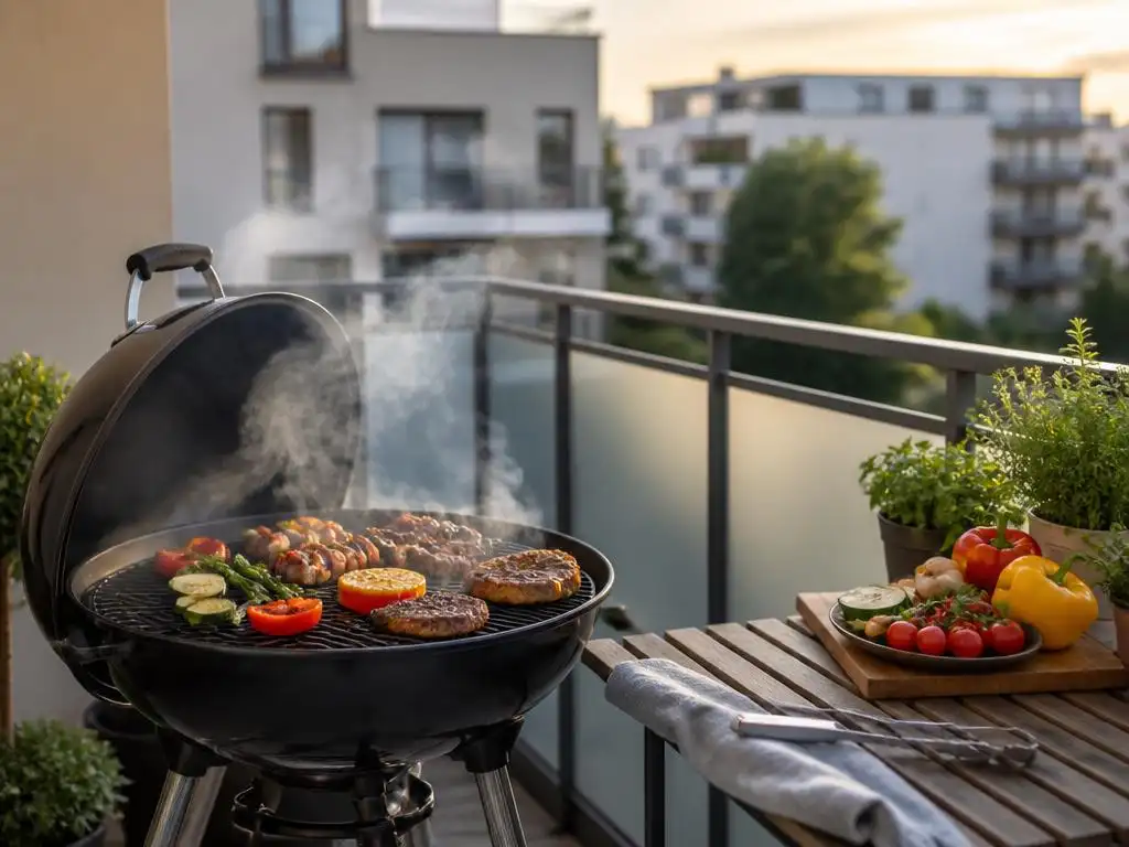Praktyczne zasady grillowania na balkonie w bloku
