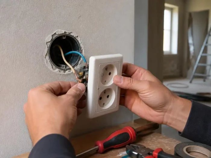 Wymiana instalacji i jak podłączyć gniazdko bez uziemienia w domu